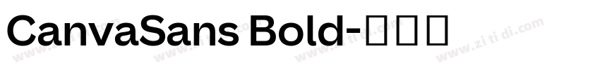 CanvaSans Bold字体转换 CanvaSans Bold字体转换